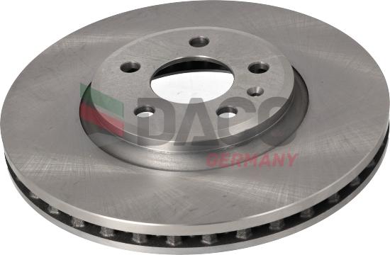 DACO Germany 600217 - Brake Disc autospares.lv