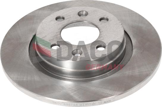 DACO Germany 600703 - Brake Disc autospares.lv