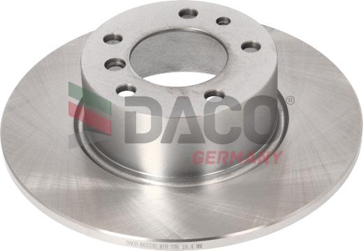 DACO Germany 601530 - Brake Disc autospares.lv