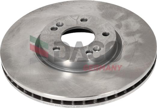 DACO Germany 601327 - Brake Disc autospares.lv