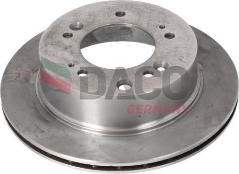 DACO Germany 601701 - Brake Disc autospares.lv