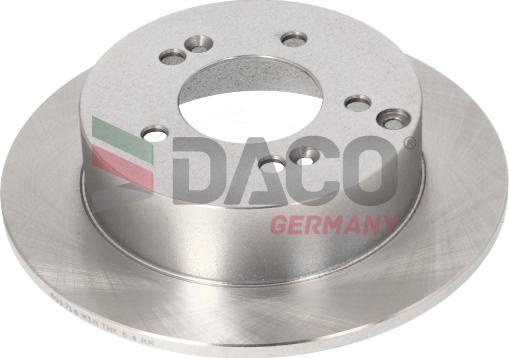 DACO Germany 601716 - Brake Disc autospares.lv