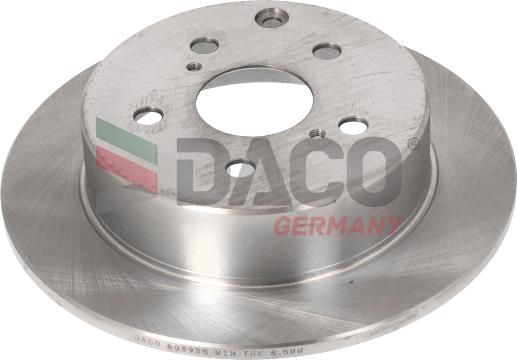 DACO Germany 603935 - Brake Disc autospares.lv