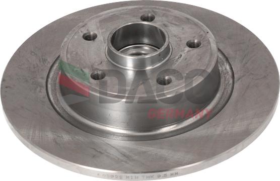 DACO Germany 603922 - Brake Disc autospares.lv