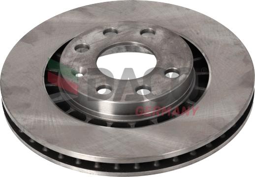 DACO Germany 603625 - Brake Disc autospares.lv