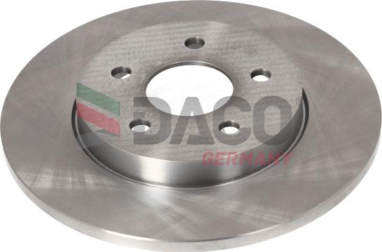 DACO Germany 602504 - Brake Disc autospares.lv