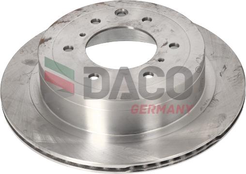 DACO Germany 602511 - Brake Disc autospares.lv