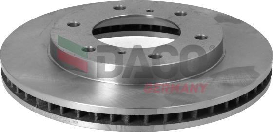 DACO Germany 602524 - Brake Disc autospares.lv