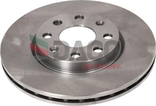 DACO Germany 602348 - Brake Disc autospares.lv