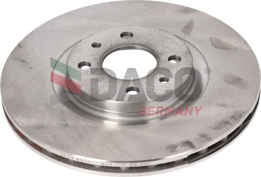 DACO Germany 602327 - Brake Disc autospares.lv