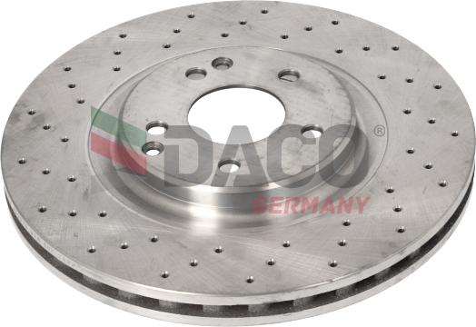 DACO Germany 602370 - Brake Disc autospares.lv