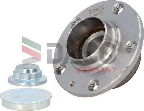 DACO Germany 110202 - Wheel hub, bearing Kit autospares.lv