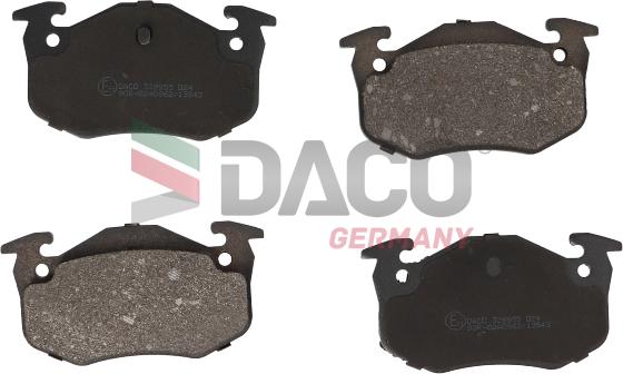 DACO Germany 329955 - Brake Pad Set, disc brake autospares.lv
