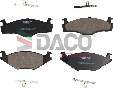 DACO Germany 329969 - Brake Pad Set, disc brake autospares.lv