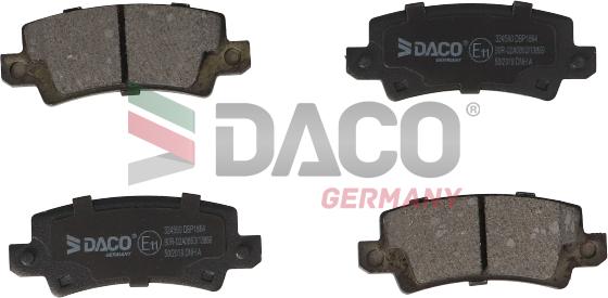 DACO Germany 324560 - Brake Pad Set, disc brake autospares.lv