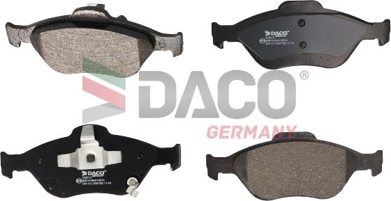 DACO Germany 324574 - Brake Pad Set, disc brake autospares.lv