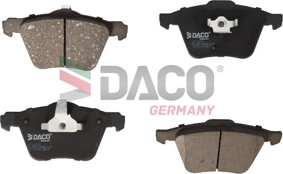 DACO Germany 324101 - Brake Pad Set, disc brake autospares.lv