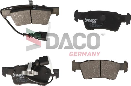 DACO Germany 324211 - Brake Pad Set, disc brake autospares.lv