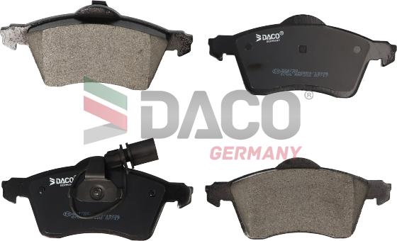 DACO Germany 324750 - Brake Pad Set, disc brake autospares.lv