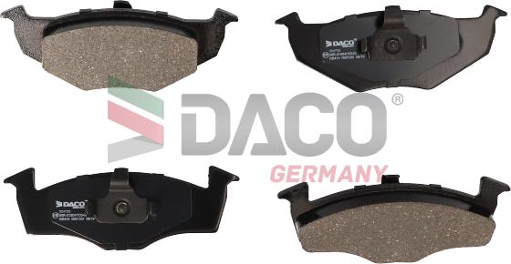 DACO Germany 324733 - Brake Pad Set, disc brake autospares.lv