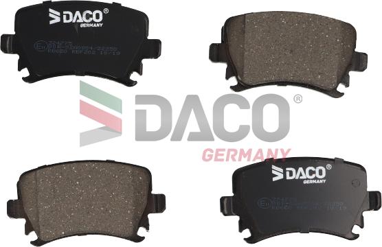 DACO Germany 324775 - Brake Pad Set, disc brake autospares.lv