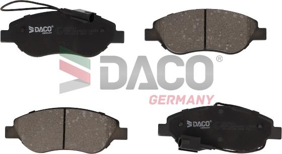 DACO Germany 320914 - Brake Pad Set, disc brake autospares.lv