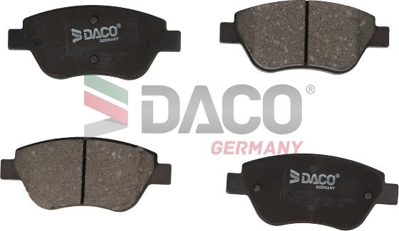 DACO Germany 320924 - Brake Pad Set, disc brake autospares.lv