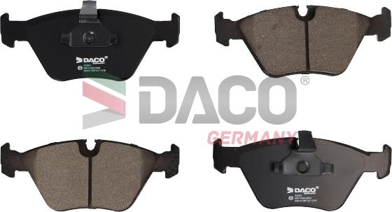 DACO Germany 320301 - Brake Pad Set, disc brake autospares.lv