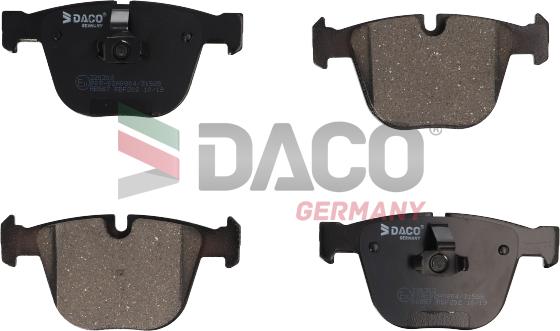 DACO Germany 320302 - Brake Pad Set, disc brake autospares.lv
