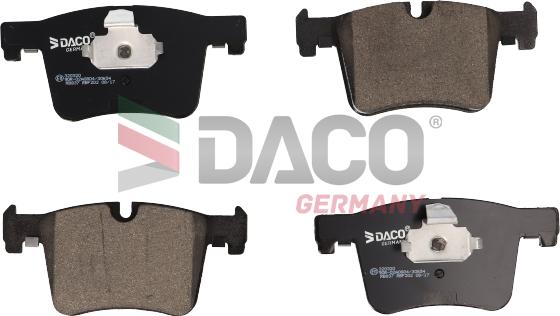 DACO Germany 320320 - Brake Pad Set, disc brake autospares.lv