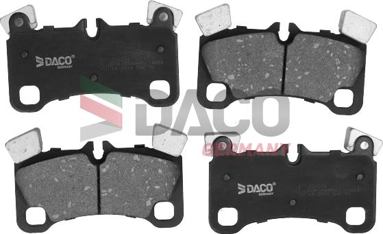 DACO Germany 320234 - Brake Pad Set, disc brake autospares.lv