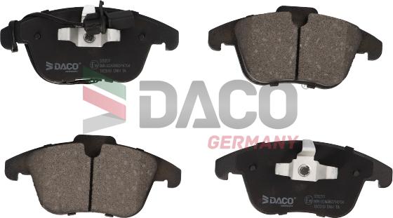 DACO Germany 320231 - Brake Pad Set, disc brake autospares.lv