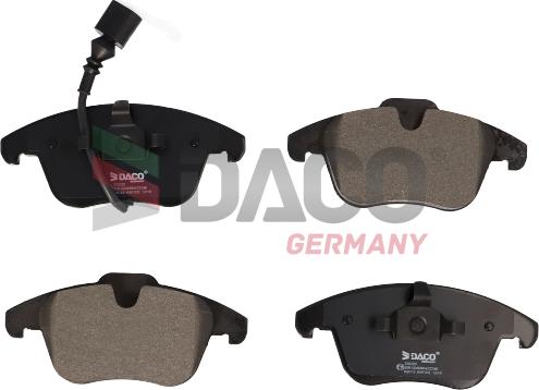 DACO Germany 320220 - Brake Pad Set, disc brake autospares.lv