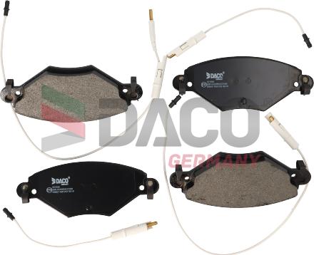 DACO Germany 321944 - Brake Pad Set, disc brake autospares.lv