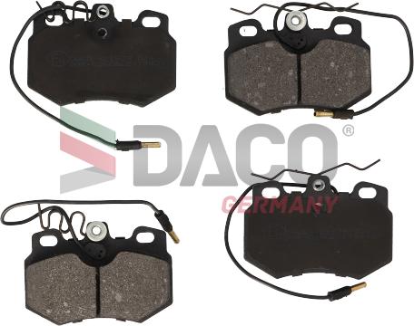 DACO Germany 321939 - Brake Pad Set, disc brake autospares.lv