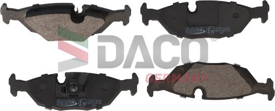 DACO Germany 321509 - Brake Pad Set, disc brake autospares.lv