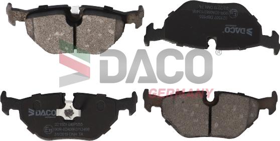 DACO Germany 321507 - Brake Pad Set, disc brake autospares.lv