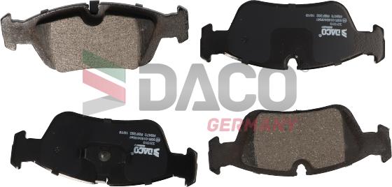 DACO Germany 321510 - Brake Pad Set, disc brake autospares.lv