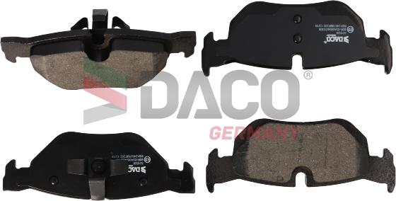 DACO Germany 321526 - Brake Pad Set, disc brake autospares.lv