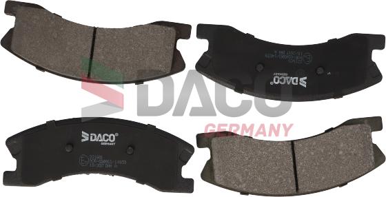 DACO Germany 321603 - Brake Pad Set, disc brake autospares.lv