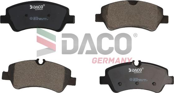 DACO Germany 321004 - Brake Pad Set, disc brake autospares.lv