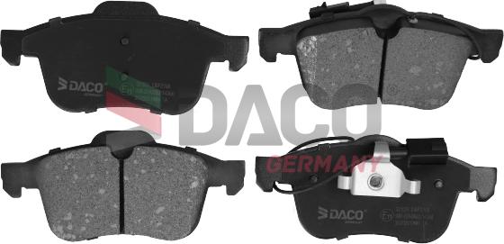 DACO Germany 321024 - Brake Pad Set, disc brake autospares.lv