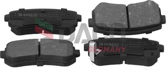 DACO Germany 321315 - Brake Pad Set, disc brake autospares.lv