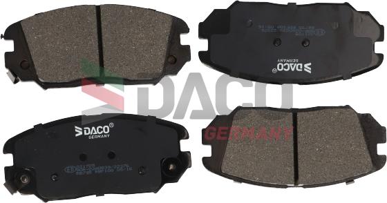 DACO Germany 321705 - Brake Pad Set, disc brake autospares.lv