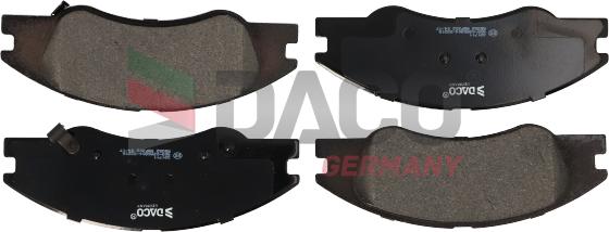 DACO Germany 321711 - Brake Pad Set, disc brake autospares.lv