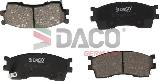 DACO Germany 321722 - Brake Pad Set, disc brake autospares.lv