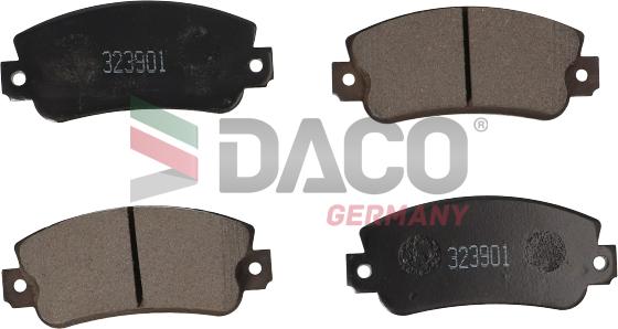 DACO Germany 323901 - Brake Pad Set, disc brake autospares.lv