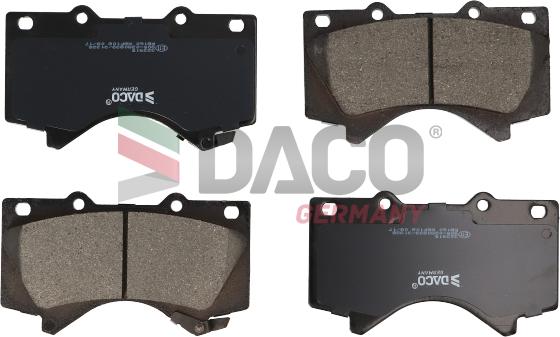 DACO Germany 323915 - Brake Pad Set, disc brake autospares.lv