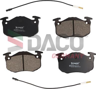 DACO Germany 323924 - Brake Pad Set, disc brake autospares.lv