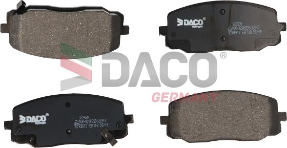 DACO Germany 323530 - Brake Pad Set, disc brake autospares.lv